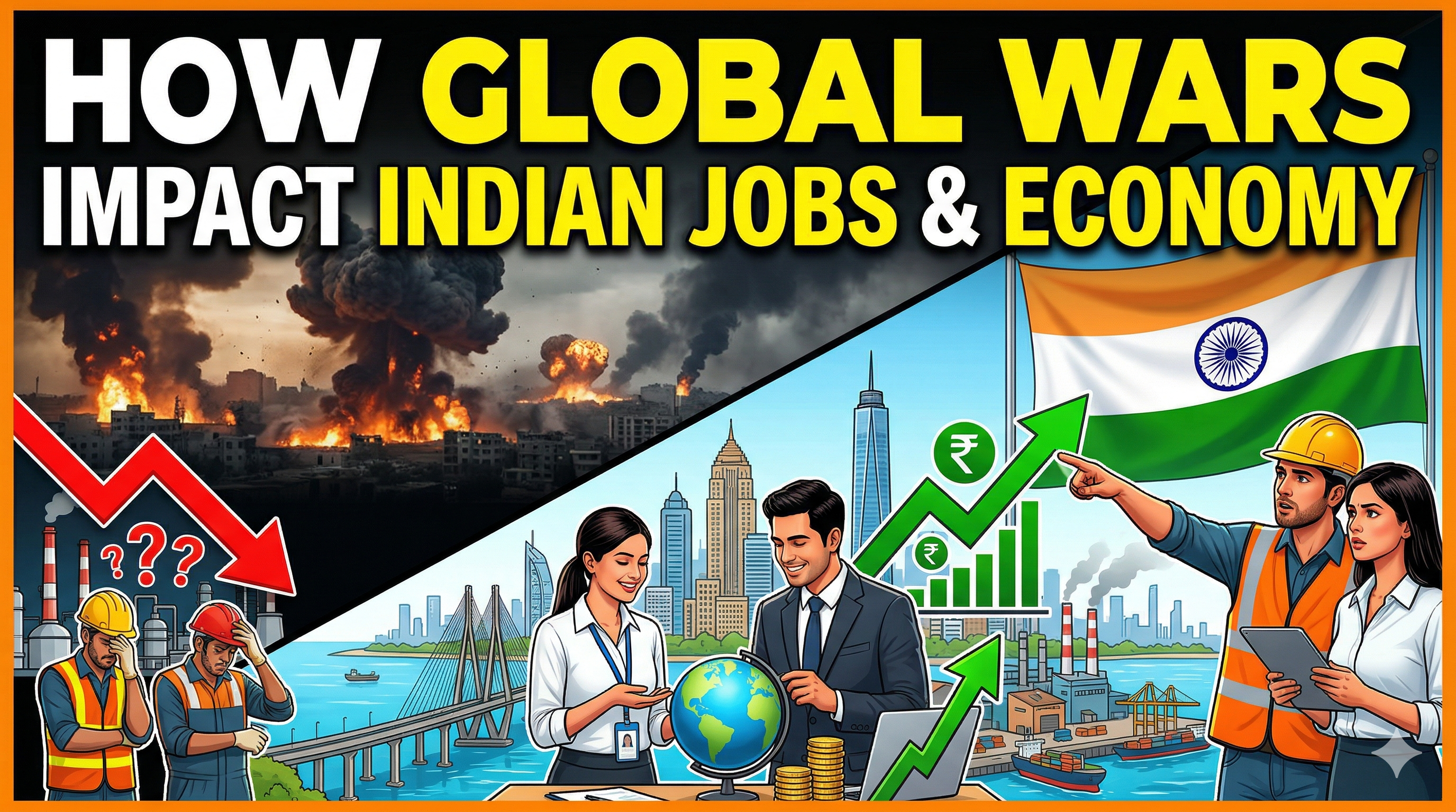 How Global Wars Are Impacting Indian Jobs and the Economy